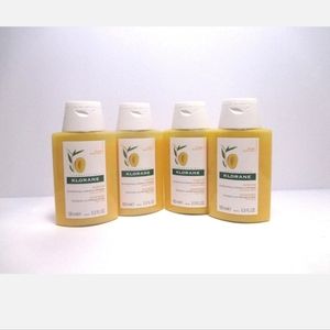 KLORANE NOURISHING SHAMPOO WITH MANGO BUTTER DRY HAIR 3.3 OZ / 4 PC LOT
